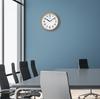 Seiko Clock Analog Wall Natural Wood 30 x Diameter KX249B, Radio-Controlled Clock, Frame, 4.7cm