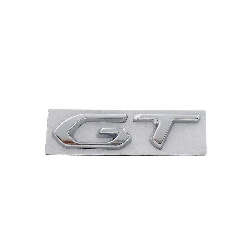 3D Premium GT for Car Hood Fender Trunk Rear Bonnet Nameplate Decal Emblem Badge Sticker