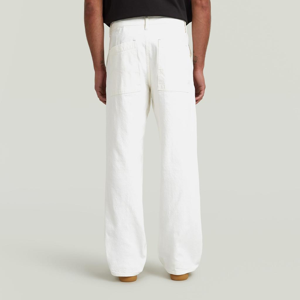 G-Star RAW Jeans Men Denim Pants Straight Fit white Modson Straight Chino D23064-D948-H161-W34/L32