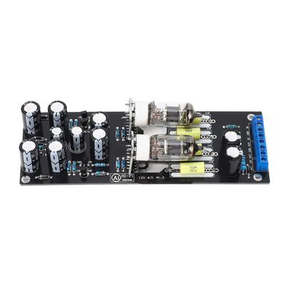 Placa Amplificadora Pré-amplificador de Válvula 6J1 HIFI Módulo de Amplificação Pré-amplificador de Potência com LED AC 12V