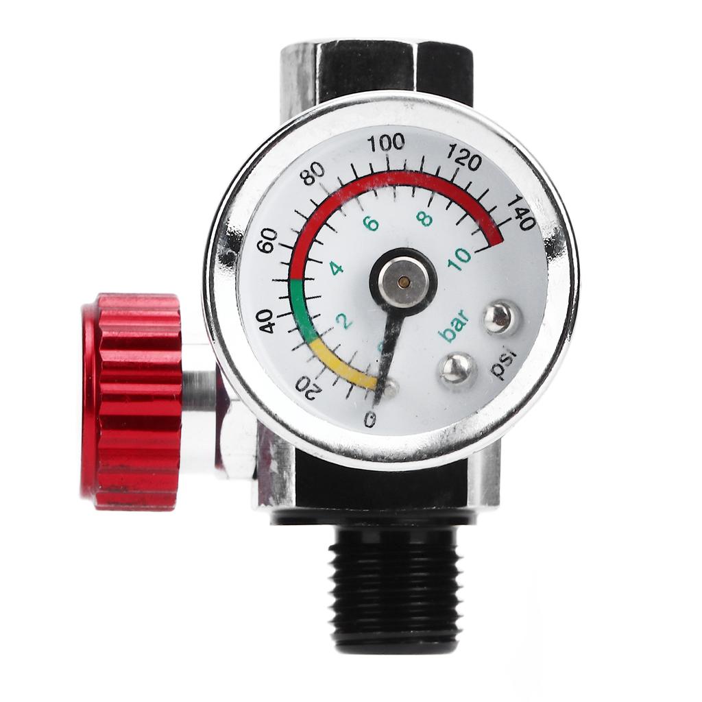 G1 4 140psi Air Pressure Regulator Spray Paint Air Pressure Regulator Airbrush Adjusting Valve