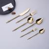 304 Stainless Steel Western Cutlery Set: Knife, Fork, Spoon, Coffee Spoon, Roman Column Design, European Style, 4-Piece