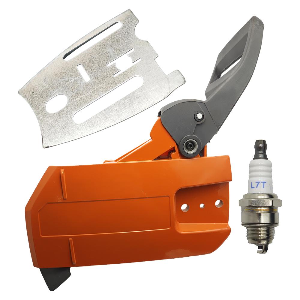 Chain Brake Side Cover Handle Guard Bar Plate Kit For Husqvarna 61 66 266 268 272 Chainsaw Bushing Sleeve