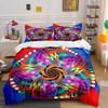 Colorful Abstract Art Set Soft Comfortable Duvet Cover Bedding Set Included 1*Duvet Cover & 2*Pillowcases Gift
