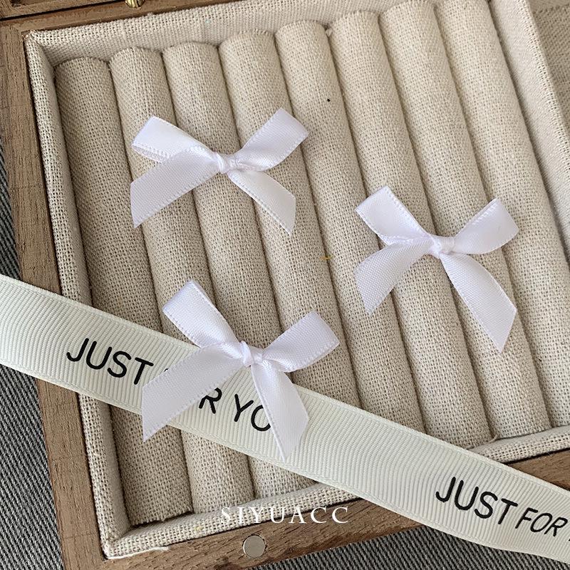 4cm Ballet-Style Multicolor Bow Hairpin - Cute Dopamine Ribbon Clip for Braided Hair