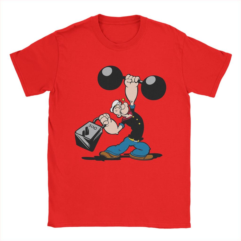 Popeyed T Shirt Men Cotton Novelty T-Shirt O Neck Tees Short Sleeve Tops Printed
