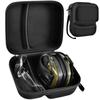 Hard Eva Storage Case For Shooting Earmuffs, Portable Protective Carrying Bag For Noise Canceling Headphones & Safety Glasses