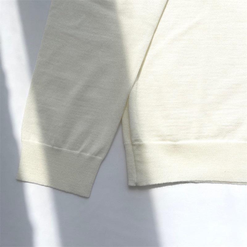 ER Brand Women's Solid Color Wool Cardigan: Thin Knit, Single-Breasted, Sun Protection.