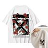 Summer Pattern Printed T Shirt Women's Short Sleeve Luxury T Shirt Korean Luxury 2025 Men's Clothing Loose Cotton Soft Top