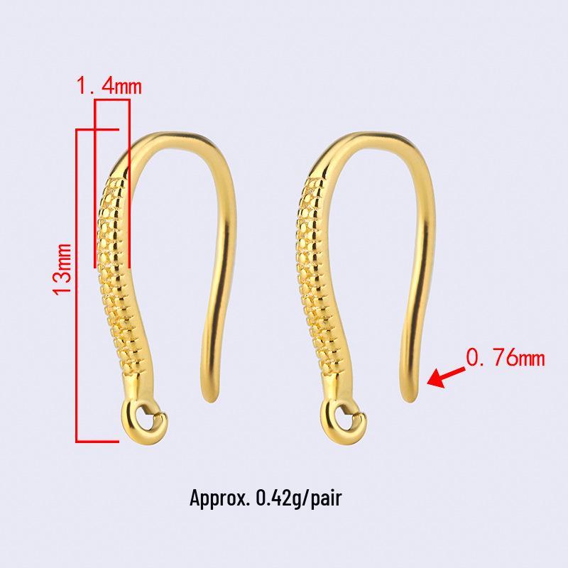 Tingxiang DIY Jewelry: S925 Sterling Silver Earring Hooks & Pendants for Handmade Projects