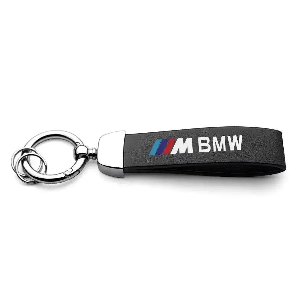 Metal Weave Car Logo Keychain Lanyard Key Ring Buckle For BMW Z3 Z4 G30 X1 X4 X3 X5 X6 E36 E46 E39 E60 E53 E34 F10 Accessories