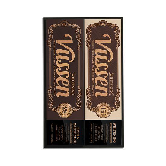 VUSSEN Teeth Whitening 80g 2-pack Set (VUSSEN15, 28)