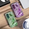 Lucky Butterfly White For Honor 200 90 8X 9X Pro Lite P50 P40 Nova 10 11i P60 Magic4 6 Mate 20 50 Tempered Glass Phone Case
