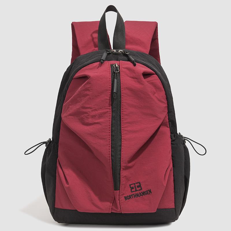 Small Ultralight Hiking Backpack with Multiple Pockets for Men Women Plaid Waterproof Casual Daypack for Adults Daytrip Hiking