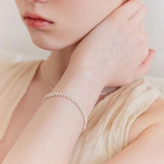 _Ball Knitting Bracelet