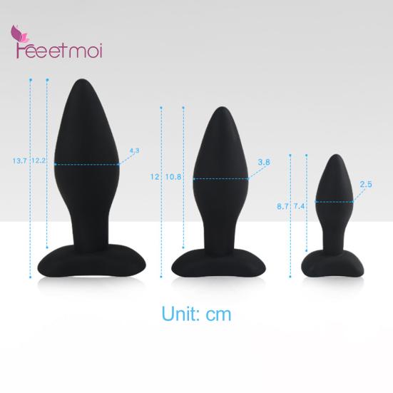 Anal Plug Toy Fast Adaptation Lifespan Silicone Butt Plug Sex Long