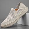 Sommar Andas utomhus Casual Skor Herr Sneakers Antisladd Slip On Walking Skor Mockasiner Man Skor