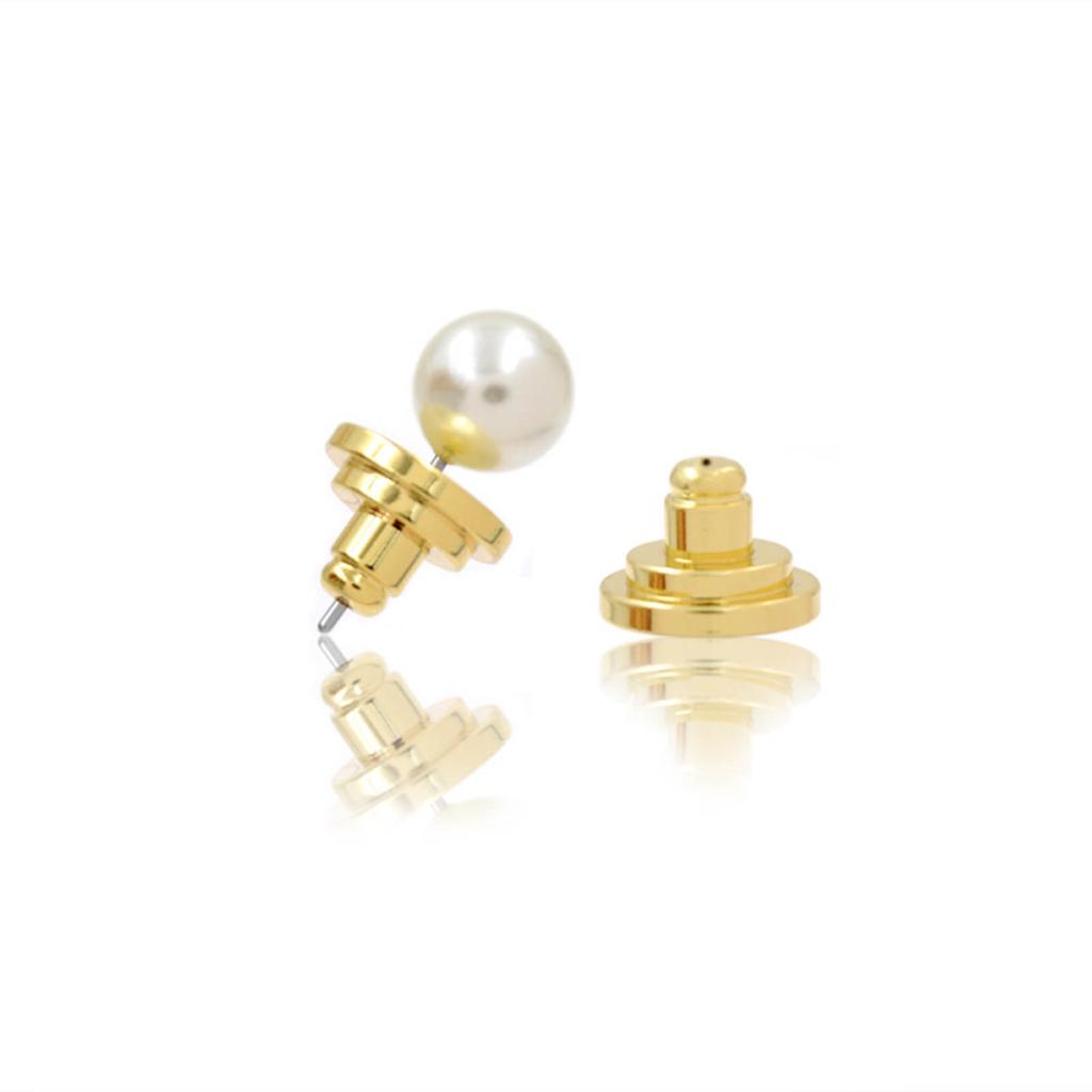 4Pcs Earring Backs Replacements Hypoallergenic Secure Earstud Backs Locking Durable Earring Stopper for Droopy Ears