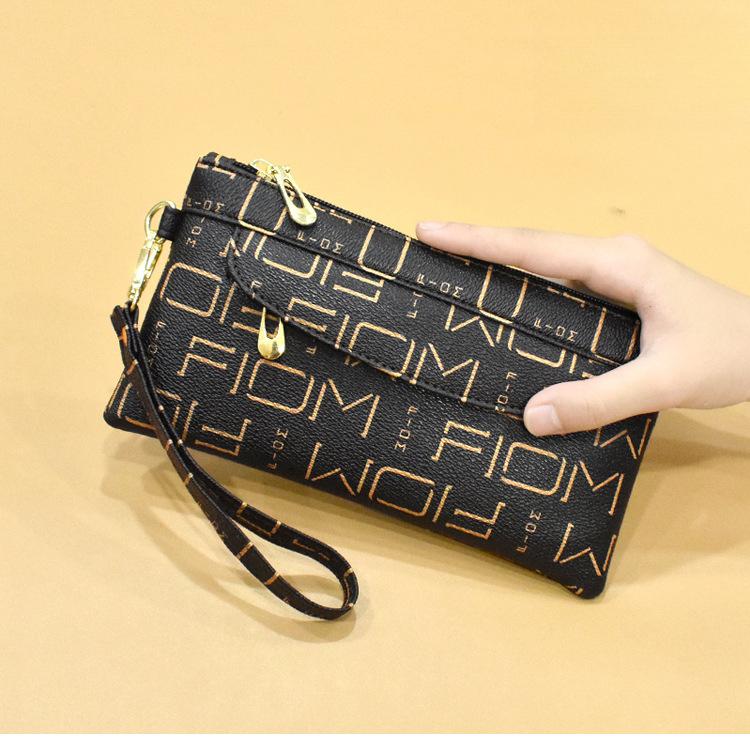 

Women s Vintage Wallet, Clutch Bag, Card Holder, Coin Purse, Portable Bag 20.5 * 10.5 * 1.5CM чорний