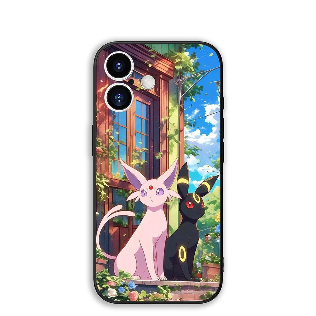 for Motorola Moto G86 G57 G67 G24 G15 G54 Power G13 G14 G34 G35 G45 G53 G55 G64 G75 G72 Case Espeon Umbreon Gengar P-Pikachus