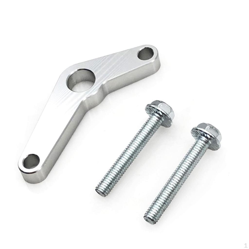 Lever Plate with Fasteners MachinedMetal Motorcycle Modification Bracket ReadytoInstall
