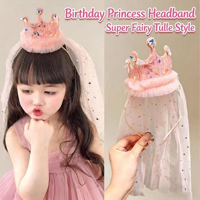Sparkling Glass Rhinestones Crowns Hairband For Girls Cosplay Headband Perfect For Parties And Special Occasion