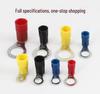 Kaishtong Right Angle Copper Wire Lug - Nylon Round RNYBS1.25-6, 80° Bend Terminal