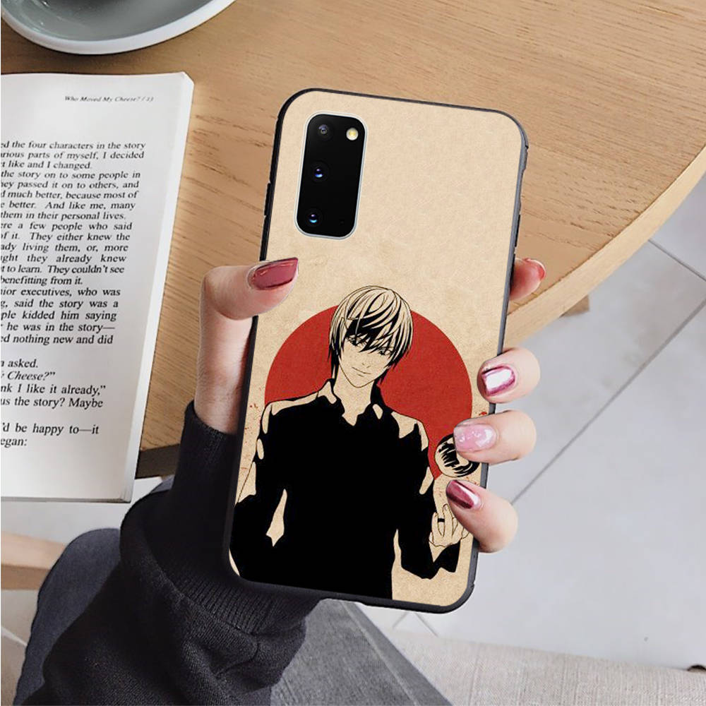 

Чехол AD88 Death Note черный для Samsung Note 20 Lite S24 Ultra S23 S22 A05 A06 A11 A71 A15 A16 A13 A24 A25 A33 A52 A53 M55 M35 Sofe Cover Samsung A72 эбеновый