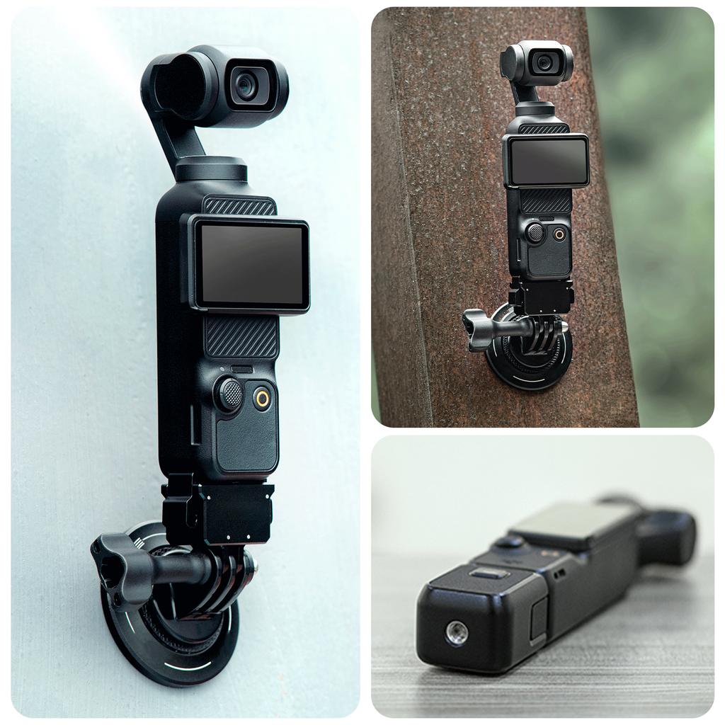 Magnetische Schnellwechsel-Adapterhalterung für Pocket 3 Kameras Halterung mit Stabilität und Mehrfachschnittstellen-Kompatibilität