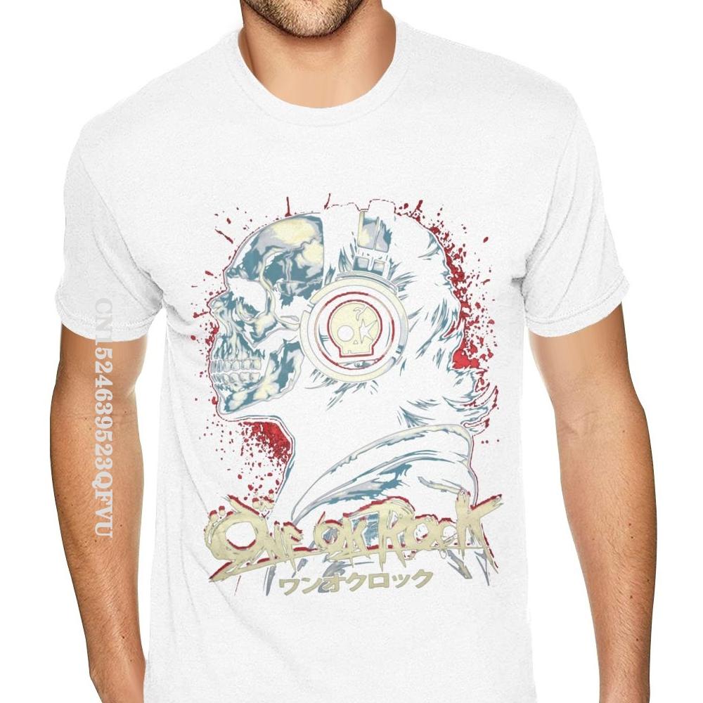Cheapest One OK Rock T Shirt Hip Hop Rock Shirt For Men Plus Size T Shirt Cotton Tops T Shirt Funny Man Top T-shirts Customized