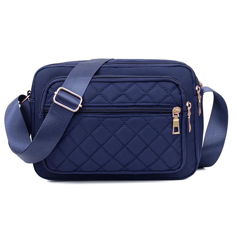 Women's Bag Korean Fashion New Embroidery Thread Large Capacity Shoulder Bag For Middle And Old Age Classic Crossbody Bag Simple KTY