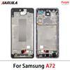 New Front Housing LCD Display Frame For Samsung A02 A02s A12 A22 A32 A52 A52s A72 4G 5G Housing Middle Frame Bezel Plate Cover