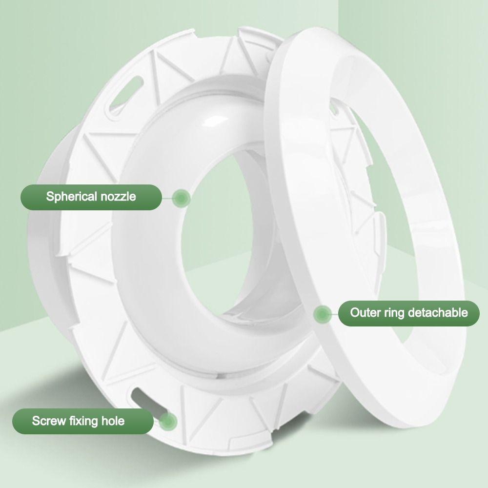 ABS Větrací mřížky klimatizace Kulaté Nastavitelné Kruhové Trysky 75/100/150/200mm Výstupní Ventil Vzduchotechniky