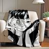 Horror anime Tomie Kawakami Blanket For Sofa Office Bed Plane Travel Sleep Read Relax Camping Soft And Warm