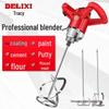 Delixi Industrial Stainless Steel Double Spiral Mixer for Putty Powder and Concrete.
