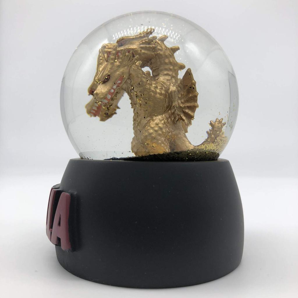 Four Cart Godzilla Snow Globe King Ghidorah