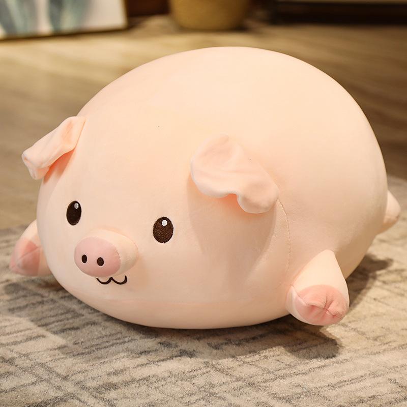 Chubby Pig Throw Pillow Cute Piglet Doll Plush Toy Bedroom Cushion Children's Sleeping Pin Leg Girl Pillow