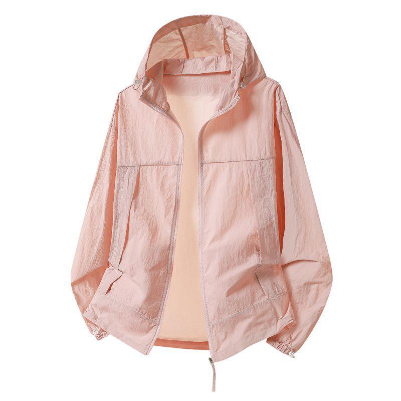 Hot Sale Ice Silk Ultra-Thin Couple's Summer Jacket: Lightweight, Trendy Hong Kong Style for Men's Outdoor Fishing.