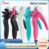 Adjustable Anti-Splash French Cut U-Shaped False Nail Clipper