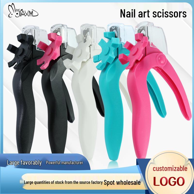 Adjustable Anti-Splash French Cut U-Shaped False Nail Clipper
