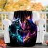 1pc Wolf Printing Lightweight Flannel Blanket, Comfortable and Warm Blanket, for Camping Sofa Bed and Couch Office, Gift Blankets in