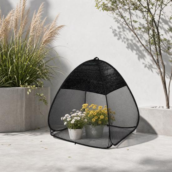 Pop-up Plant Cover Tent, Garden Bird Netting Shade Cover with Ground Stakes, Plant Sun Shade And Insect Barrier Netting for Outdoor Vegetables Fruits