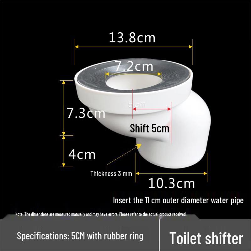 LANGZHIWEN Adjustable Toilet Shifter Connector