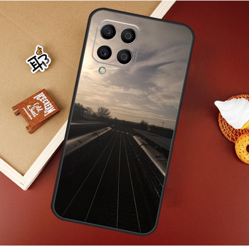 Train Rail Sunlight For Samsung Galaxy M53 M33 M13 M14 M34 M54 M12 M32 M52 M20 M15 M55 M31s M30s M21 M51 Case