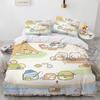 Anime Kawaii Cartoon Sumikko Gurashi Bedding Set Boys Girls Twin Queen Size Duvet Cover Pillowcase Bed Kids Adult