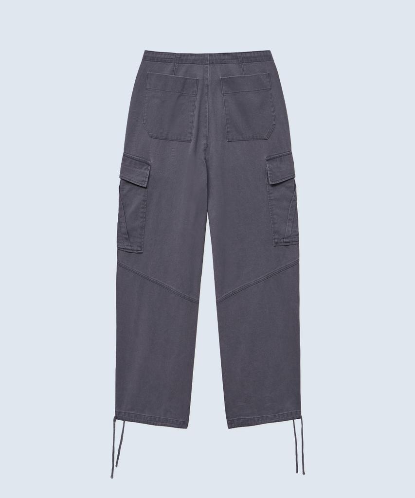 INTEMPOMOOD Nutty Cargo String Pants_Dark Purple