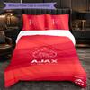 Ajax Amsterdam 3 Piece Bedding Set Soft Duvet Cover Set with Pillowcases Printed Bedroom Decor Set for Home