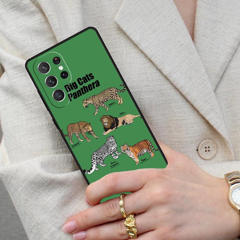 Cheetah Panther Tiger Lion SOFT Cell Phone Case for Samsung Galaxy S26 Ultra S25 S24 S23 S22 S21 S20 Note10 Cover
