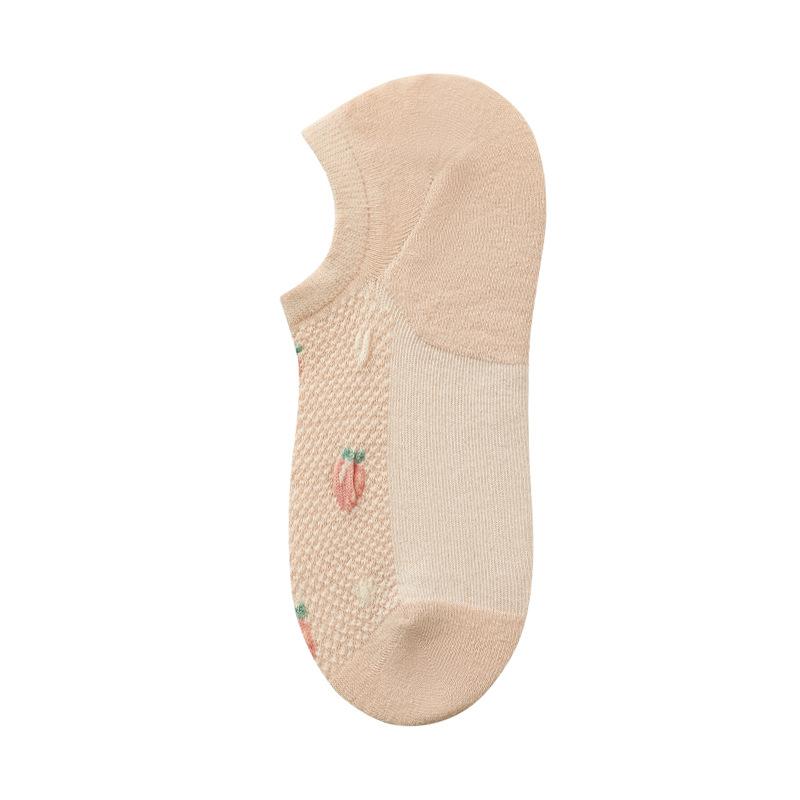 Socks Women Summer Sweat Absorbent Silicone Boat Socks Thin Cute Mesh Women's Socks Thin Short Socks Invisible Socks