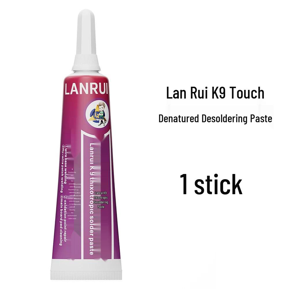 Blue Rui K9 Thixotropic Desoldering Paste for Motherboard Repair - Low Smoke, Oxygen-Free, Connector Seat Application